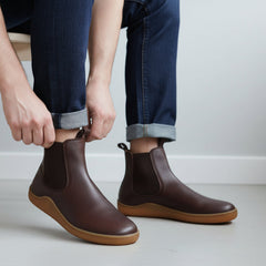 Pirineus La Barefoot Botas Homem Castanho