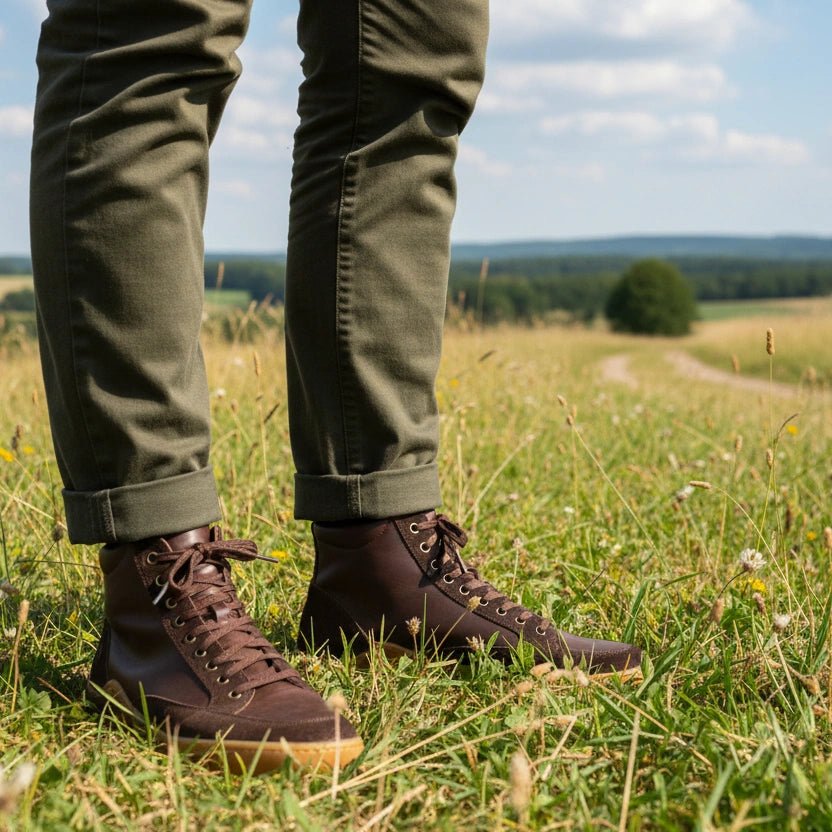 Botas Men Barefoot Marao Castanhas
