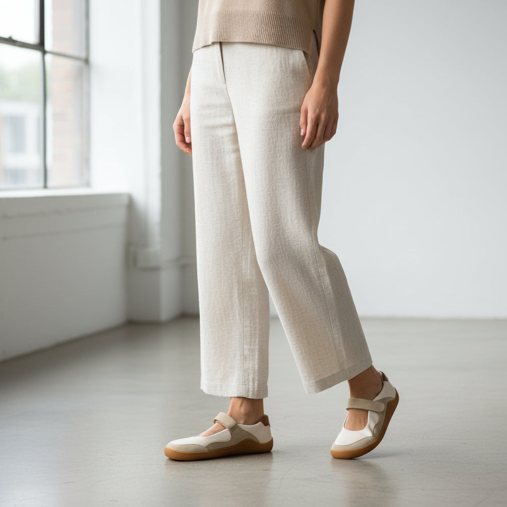 Ericeira Barefoot Sabrina Mulher Off White-Beige