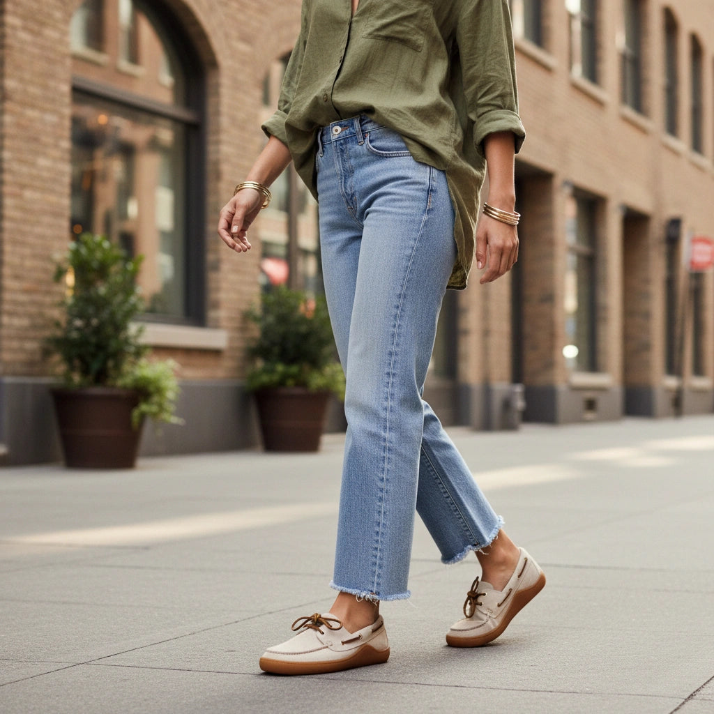 Vigia Barefoot Sapatos Mulher Beige