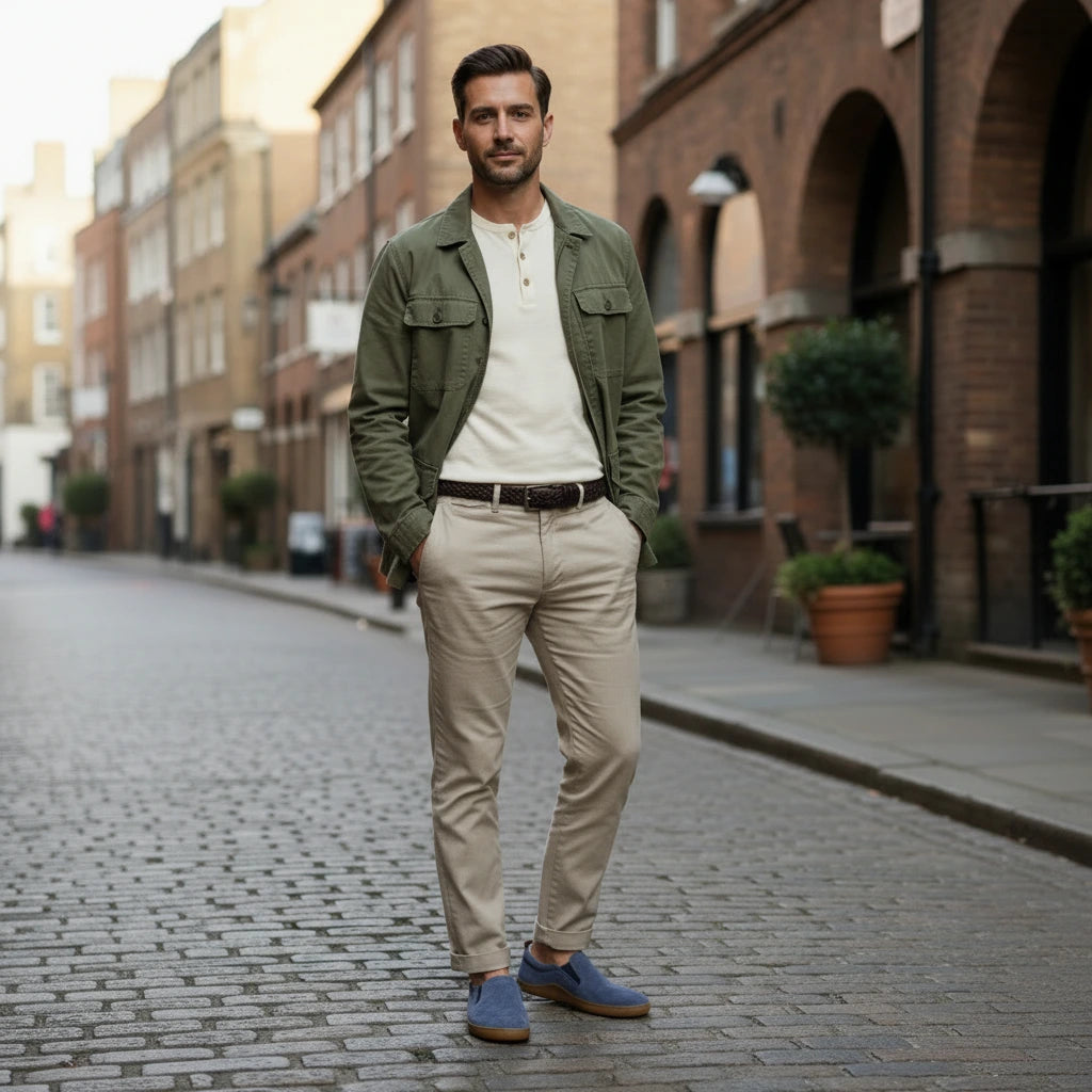 Sagres Barefoot Sapatos Homem Blue