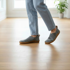 Moledo Barefoot Pantufas Homem Cinza