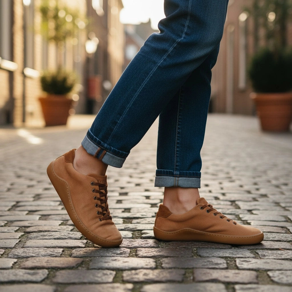 Sapatilhas Barefoot Aire Camel