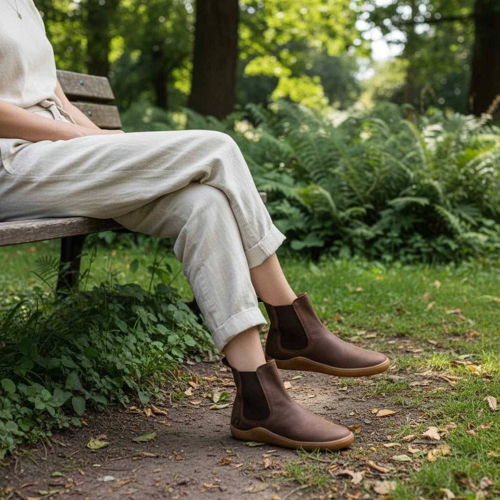 Botas Barefoot Vouga Castanho