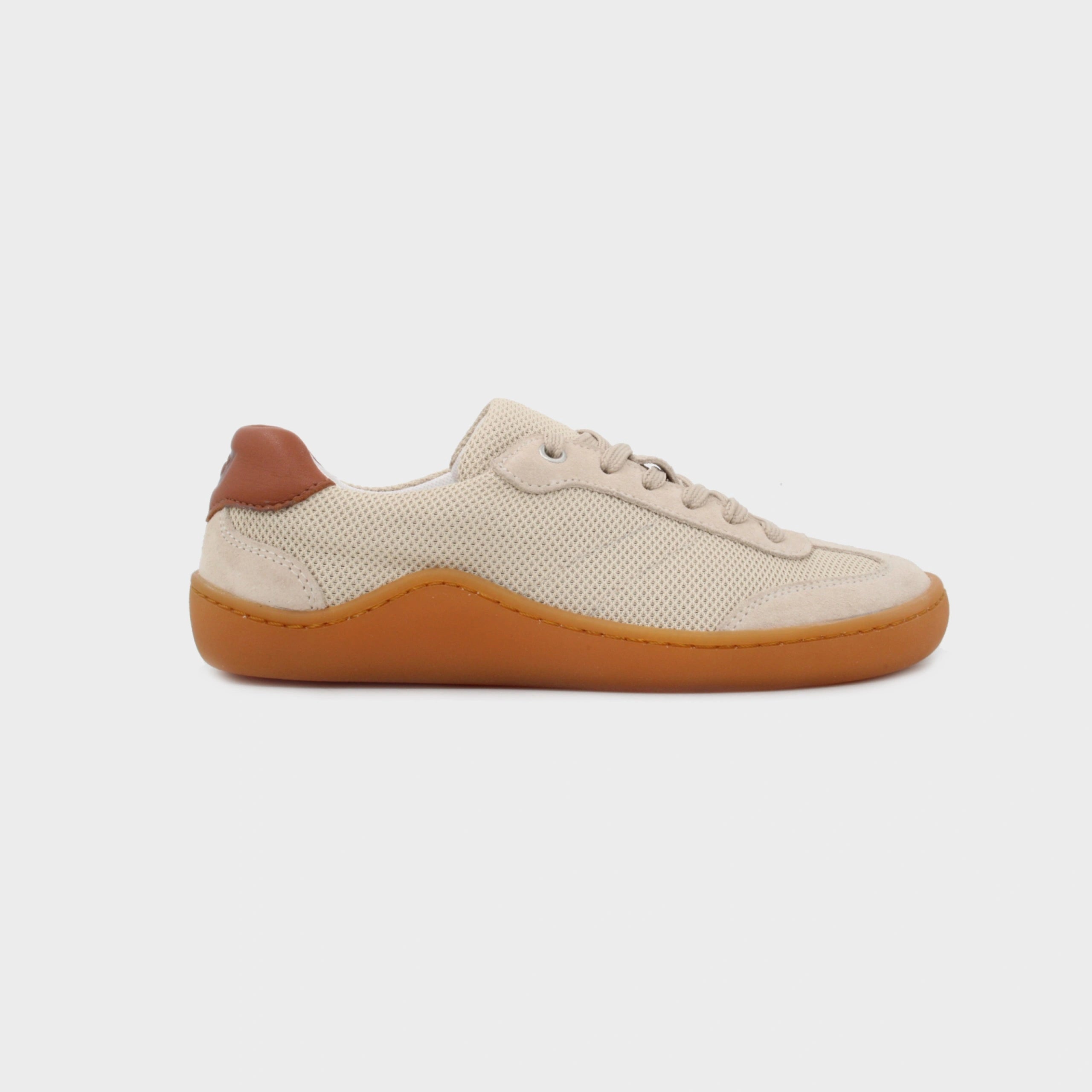 Fluxo Barefoot Sapatilhas Homem beige