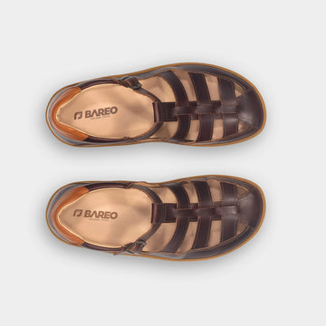lis barefoot sandalia homem castanho