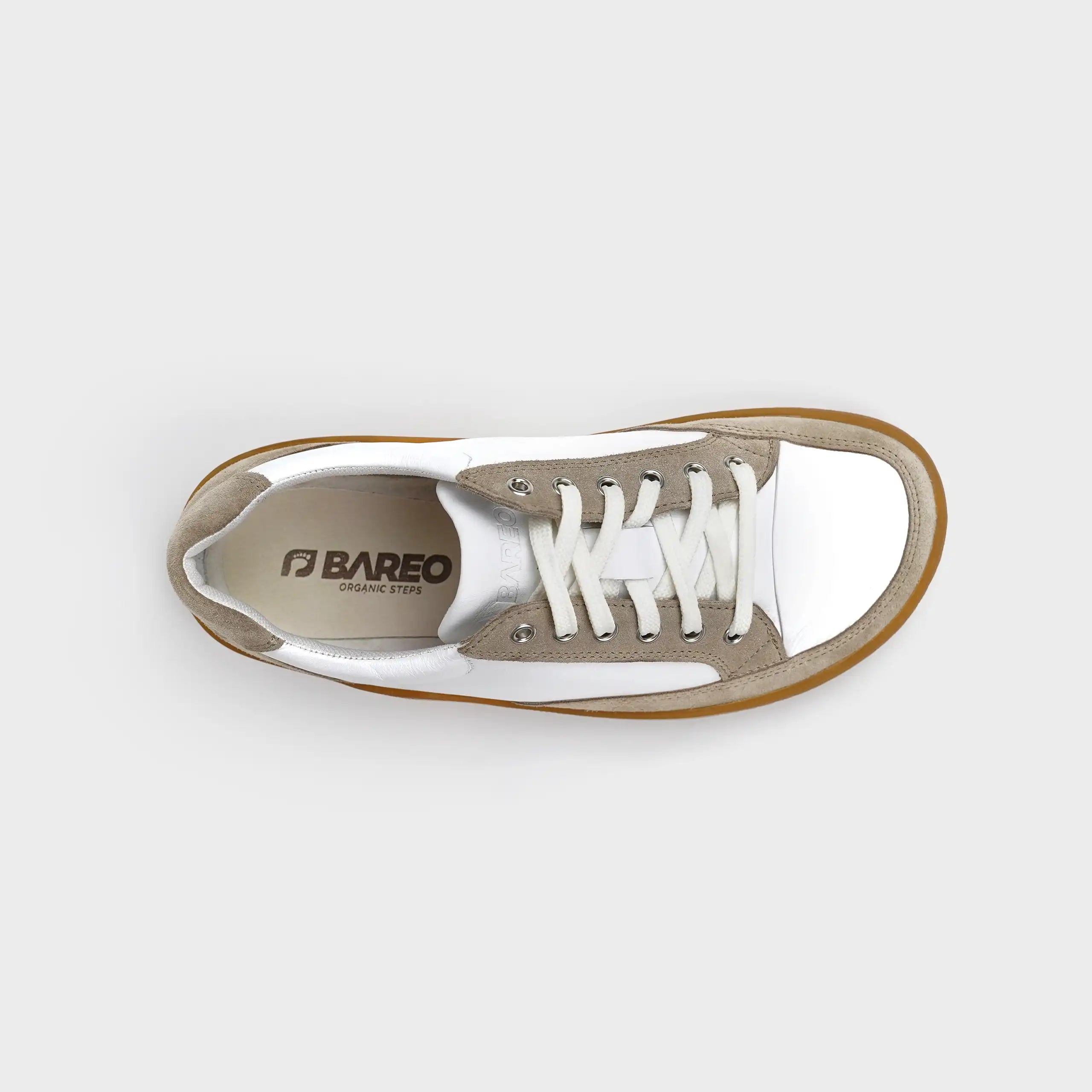 Rocha Barefoot Sapatilhas Mulher Branco-Beige