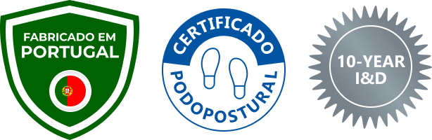 CONCEBIDO SEGUNDO UMA ESPECIFICAÇÃO PODOPOSTURAL