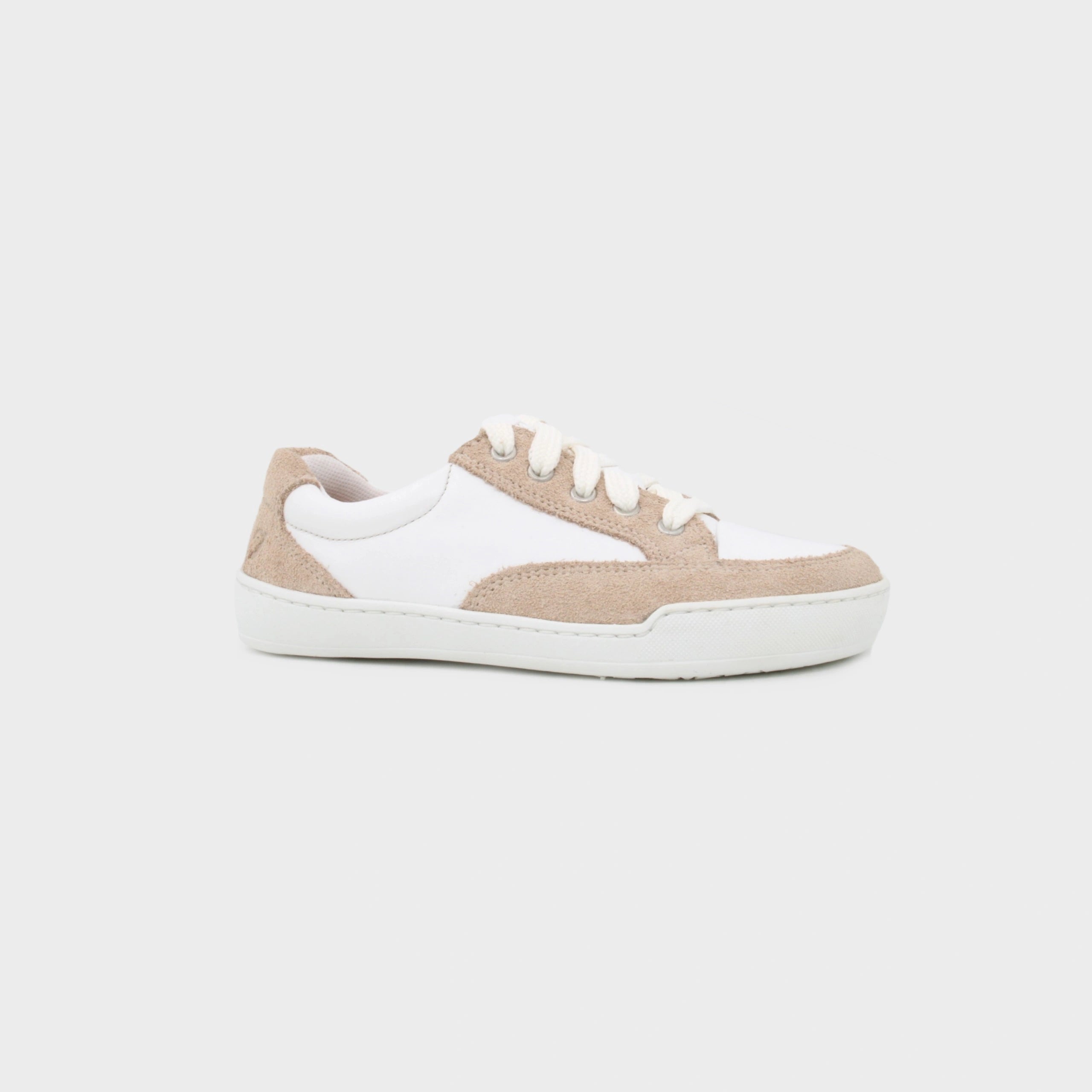 Caramelo Barefoot Sapatilhas Menino beige