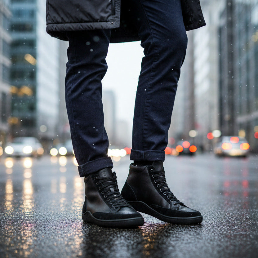 Alpes La Barefoot Botas Homem Preto