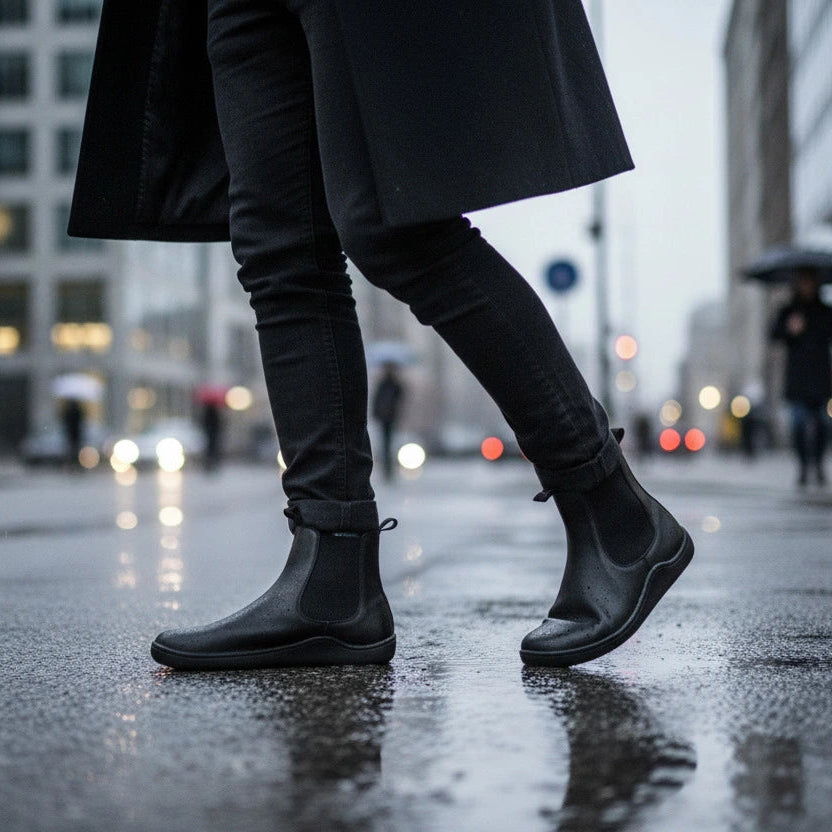 Pirineus La Barefoot Botas Homem Preto