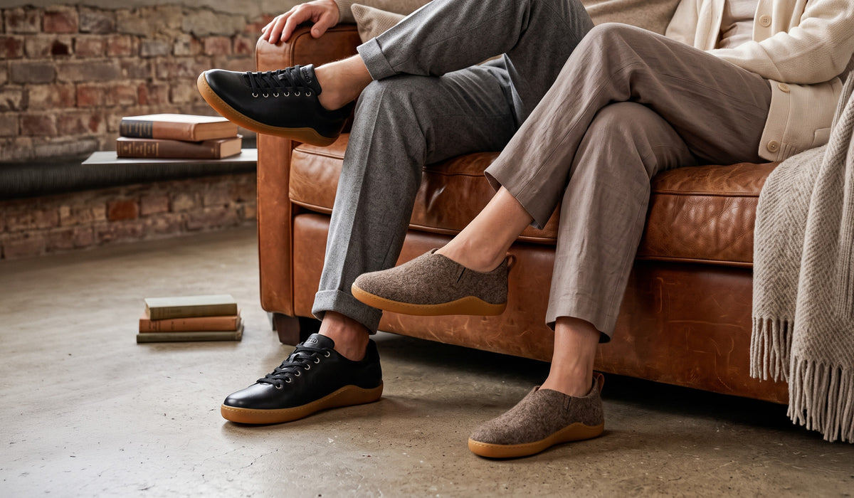Sapatos barefoot Bareo para homem
